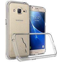 New Arrival Crystal Transparent clear hard plastic Back Case for Samsung Galaxy J2 (2016) j210