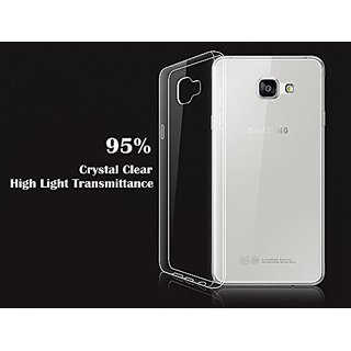                      New Arrival Crystal Transparent clear hard plastic Back Case for Samsung Galaxy J7 prime                                              