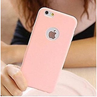                       New Anti Skid Candy Colour Ultra Thin Skin Case for iphone iPhone 6 plus (Baby Pink)                                              
