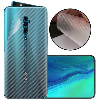                       ForOppo reno 2 Back Carbon Fiber Finish Ultra Thin Scratch Resistant Safety Protective Film                                              