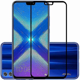 For Huawei Honor 8x Full Screen Curved Edge -Edge Protection 9H Tempered Glass Screenguard black