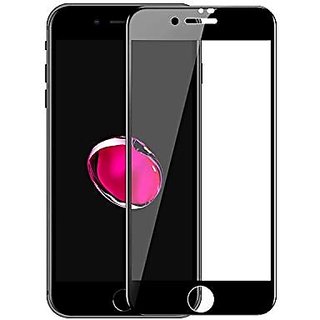                       iphone iPhone 7 (Full Body Glue) (Edge to Edge) (Black) (Curve) (5D) Tempered Glass Screen Protector                                              