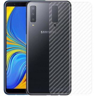                       For Samsung Galaxy A7(2018) BackCarbon Fiber Finish Ultra Thin Scratch Resistant Safety Protective Film                                              