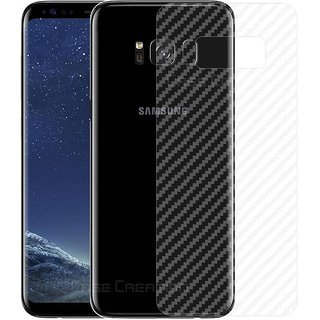                       For Samsung Galaxy S8+ BackCarbon Fiber Finish Ultra Thin Scratch Resistant Safety Protective Film                                              