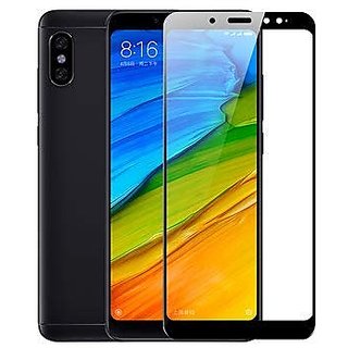                       For Redmi Redmi Note 4 Full Screen Curved Edge -Edge Protection 9H Tempered Glass Screenguard black                                              