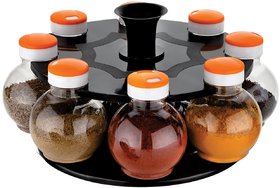 Darkpyro Plastic Multicolor Spice Stand for Kitchen Storage Container Rack Sets (Pack of 8)
