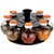 Darkpyro Plastic Multicolor Spice Stand for Kitchen Storage Container Rack Sets (Pack of 8)