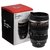 PA Camera Lens Shaped Coffee Mug with Lid, 350 ml, Black