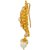 MissMister Brass Gold Tradtional Pearl  Hairpin Hair accessory latest traditional