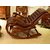 Shilpi Handicrafts Wooden Hand Carved Royal Look Chair/Arm Chair /Relax Chair
