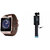 Mirza DZ09 Smart Watch and Selfie Stick for SAMSUNG GALAXY CORE PRIME 4G(DZ09 Smart Watch With 4G Sim Card, Memory Card Selfie Stick)