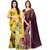 Anand Sarees MultiColor Georgette Printed work Pack Of 2 Sarees (1108_3_1339)