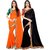 Anand Sarees Chiffon Solid MultiColor Pack Of 2 Sarees (1468_4_1470_3)
