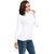 THE BLAZZE 1035 Women's Plain Black Full Sleeve High Neck/Turtle Neck Top Stretch Slim Cotton T-Shirt for Women