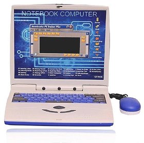 OH BABY Super-Slim Educational Talking Kids Laptop (Blue)  FOR YOUR KIDS SE-ET-603