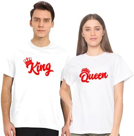 Marabout King Queen Fancy Couple T Shirts