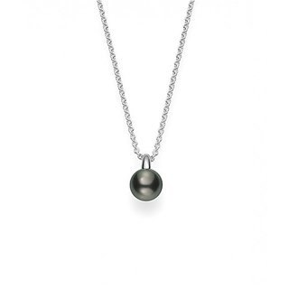 Black Pearl Pendant with Natural Black Moti ( Mukta ) Astrological Lab Certified - CEYLONMINE Black Pearl Pendant with Natural Black Moti ( Mukta ) Astrological Lab Certified - CEYLONMINE