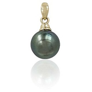                       Black Pearl Pendant with Natural Black Moti ( Mukta ) Astrological  Lab Certified - CEYLONMINE                                              