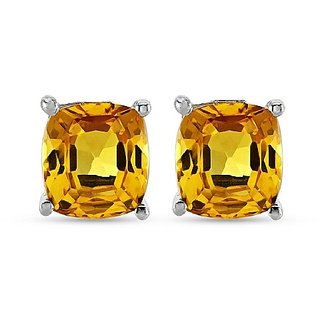 Yellow stone stud outlet earrings