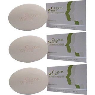 Classic White Skin whitening Soap 85g (Pack of 3)