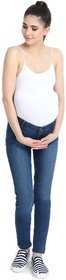 Guti Women's Dark Blue Secret Fit Belly Super Soft Maternity Jeans