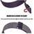 Purple 12 Diamond Magnetic Mesh Strap Bracelet Design Black Dial Analog Watch for Girls Woman