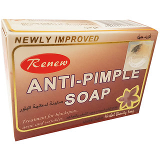                       Renew Anti-Pimple Soap For Anti Wrinkle And Moisturisation Skin (135 g) (Pack Of 2)                                              