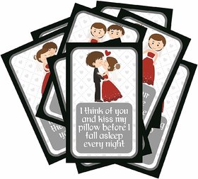 SC Set of 8 Exciting Lives Love Story Romantic Love Cards - for Birthday, and Valentine Day