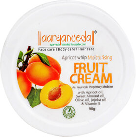 Aryanveda Apricot Whip Cream With Aloevera, Apricot Oil For Fine Line  Instant Moisturising 90g