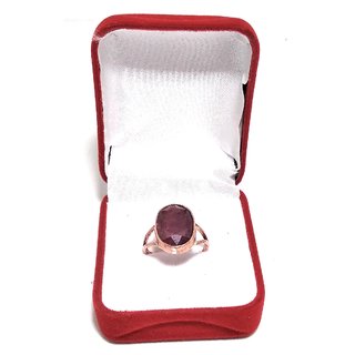                       Ruby Ring Adjustable in Silver                                              