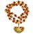 Men Style Religious Jewellery Lord Ganesh Ekmukhi Rudraksha Gold Brass Wood Locket Mala
