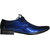 Shoe Chamber Blue and Black Shiney Derby Shoe