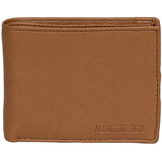 Allure Design Mens Brown Non Leather Designer Wallet
