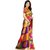 Sharda Creation Printed, Geometric Print Kanjivaram Poly Silk, Cotton Silk Saree  (Multicolor, Purple, Yellow)