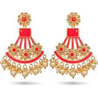                       RADHEKRISHNA beautiful long colorful earrings which gives you a elegant look for your ethnic and also for you daily wear                                              