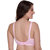 Sona Women's Perfecto Full Coverage Non-Padded Plus Size Cross Belt Cotton Bra Pink Color