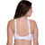 Sona Women's Perfecto Full Coverage Non-Padded Plus Size Cross Belt Cotton Bra White Color