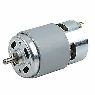 RS775 High RPM Torque 12V Brushed DC Big Strong Motor, DIY Project (RS-775, Multicolour)