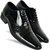 Aadi Men's Black Synthetic Leather Derby Party Formal Shoes
