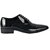 Aadi Men's Black Synthetic Leather Derby Party Formal Shoes
