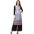Saadhvi Grey Crepe Digital Print Kurta with Palazzo