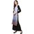 Saadhvi Grey Crepe Digital Print Kurta with Palazzo