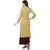 Saadhvi Beige Crepe Digital Print Kurta with Palazzo