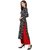 Saadhvi Black Crepe Digital Print Kurta with Palazzo