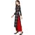 Saadhvi Black Crepe Digital Print Kurta with Palazzo