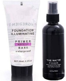 Anytime Shops Makeup Face Primer With Matte Fixer Face Primer Spray