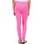 ColourQ Women's Soft Cotton Churidar Leggings with Elasticated Waistband Creamy Pink Small