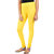 ColourQ Women's Soft Cotton Churidar Leggings with Elasticated Waistband Lemon Small