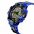 Lorenz Combo of 2 Army Camouflage Green-Blue Strap &Digital Multicolor Dial Watch for Men | Watch for Boys- 36K37K-DG