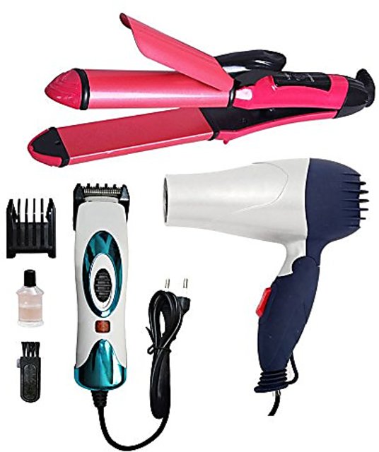Buy Lenon LE 1290 Pink Hair Dryer  Mini Hair Straightener  Round Comb  Multicolor Online at Best Price in India  Snapdeal